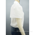 New Design Women Fashion Dossive détachable Shirt White